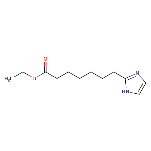 CCOC(=O)CCCCCCc1[nH]ccn1