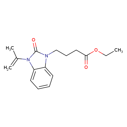 CCOC(=O)CCCn1c(=O)n(c2c1cccc2)C(=C)C