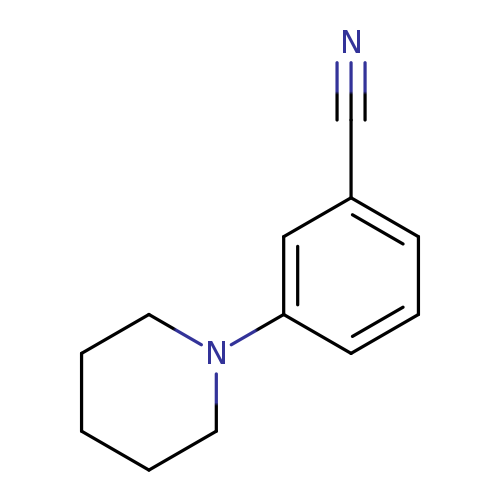 N#Cc1cccc(c1)N1CCCCC1