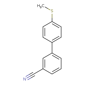 CSc1ccc(cc1)c1cccc(c1)C#N