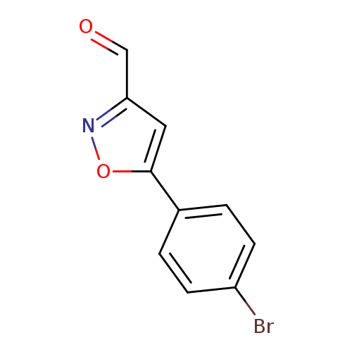 O=Cc1noc(c1)c1ccc(cc1)Br