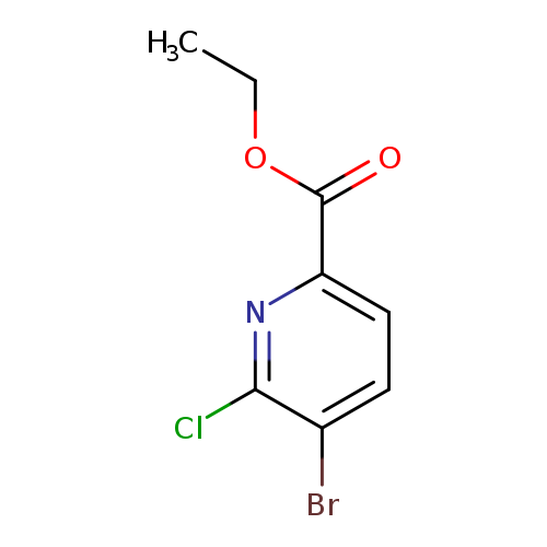 CCOC(=O)c1ccc(c(n1)Cl)Br