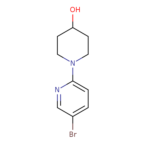 OC1CCN(CC1)c1ccc(cn1)Br