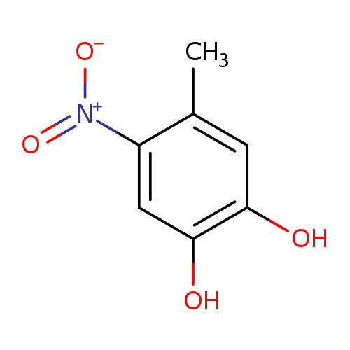 [O-][N+](=O)c1cc(O)c(cc1C)O