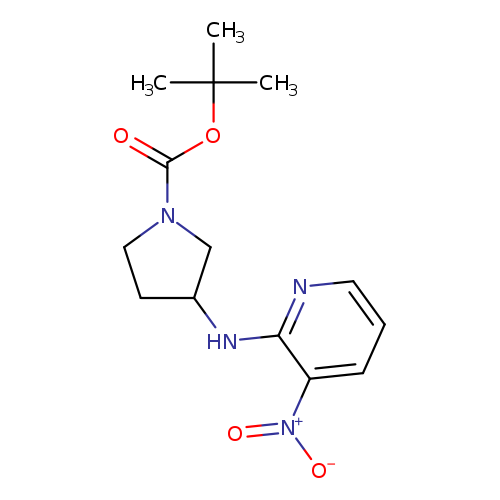 O=C(N1CCC(C1)Nc1ncccc1[N+](=O)[O-])OC(C)(C)C