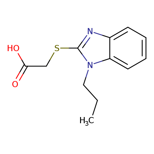CCCn1c(SCC(=O)O)nc2c1cccc2