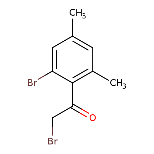 BrCC(=O)c1c(C)cc(cc1Br)C