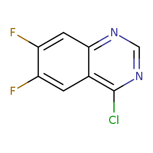 Fc1cc2c(cc1F)ncnc2Cl