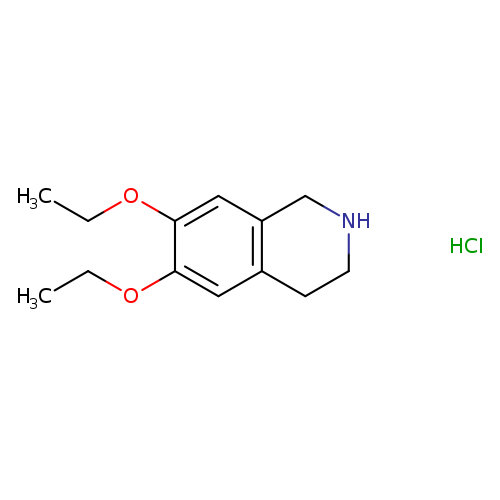 CCOc1cc2CNCCc2cc1OCC.Cl