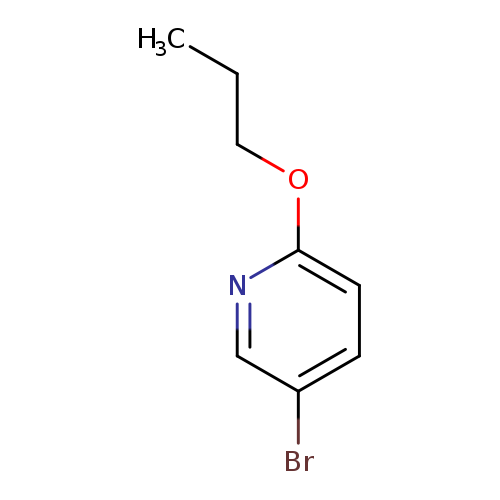 CCCOc1ccc(cn1)Br