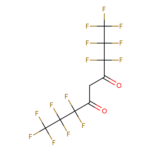 O=C(C(C(C(F)(F)F)(F)F)(F)F)CC(=O)C(C(C(F)(F)F)(F)F)(F)F