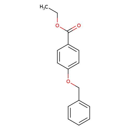 CCOC(=O)c1ccc(cc1)OCc1ccccc1