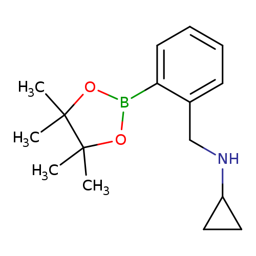 CC1(C)OB(OC1(C)C)c1ccccc1CNC1CC1