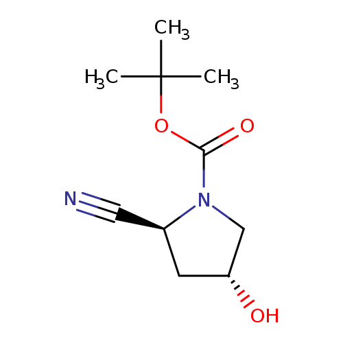 O[C@@H]1C[C@H](N(C1)C(=O)OC(C)(C)C)C#N