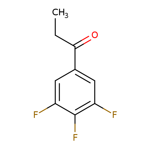 CCC(=O)c1cc(F)c(c(c1)F)F
