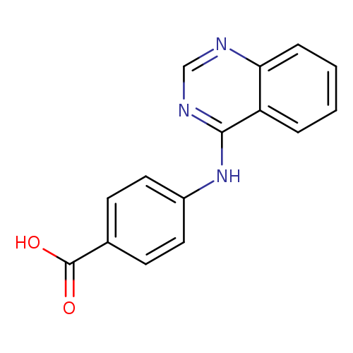 OC(=O)c1ccc(cc1)Nc1ncnc2c1cccc2