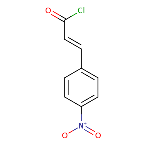 ClC(=O)/C=C/c1ccc(cc1)[N+](=O)[O-]