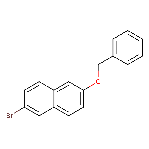 Brc1ccc2c(c1)ccc(c2)OCc1ccccc1