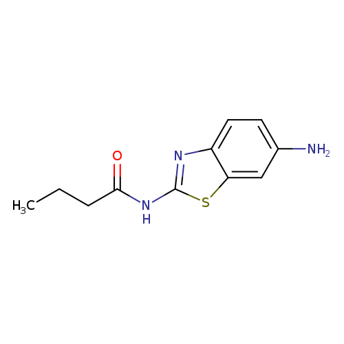 CCCC(=O)Nc1nc2c(s1)cc(cc2)N