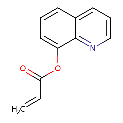 C=CC(=O)Oc1cccc2c1nccc2
