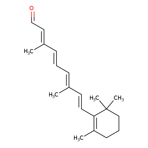 O=C/C=C(/C=C/C=C(/C=C/C1=C(C)CCCC1(C)C)C)C