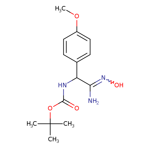 ON=C(C(c1ccc(cc1)OC)NC(=O)OC(C)(C)C)N
