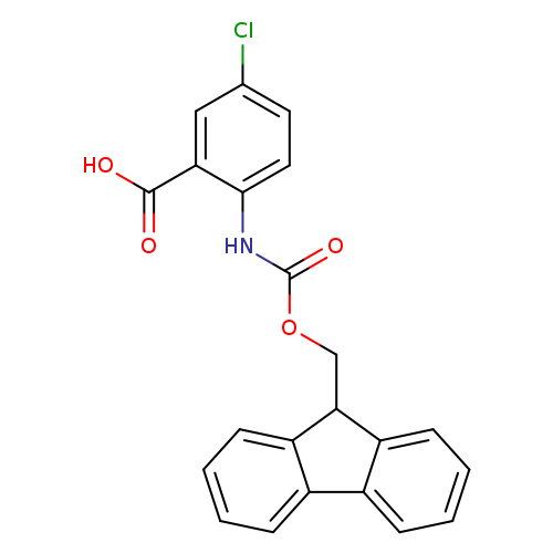 O=C(Nc1ccc(cc1C(=O)O)Cl)OCC1c2ccccc2c2c1cccc2