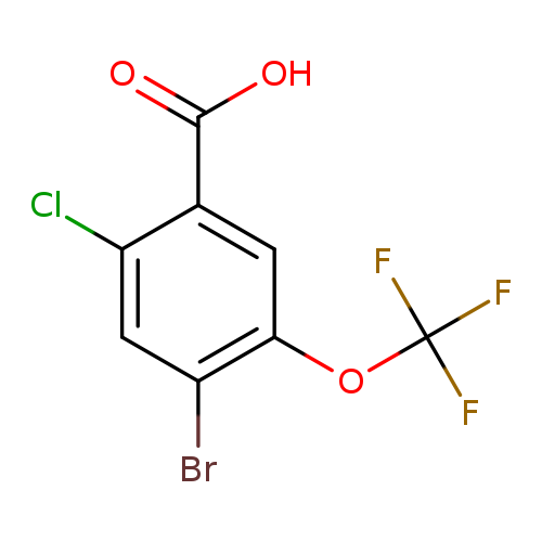 Brc1cc(Cl)c(cc1OC(F)(F)F)C(=O)O