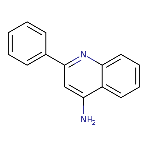 Nc1cc(nc2c1cccc2)c1ccccc1