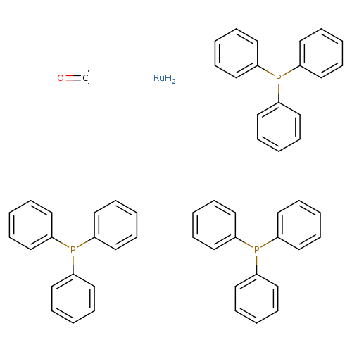 c1ccc(cc1)P(c1ccccc1)c1ccccc1.c1ccc(cc1)P(c1ccccc1)c1ccccc1.c1ccc(cc1)P(c1ccccc1)c1ccccc1.O=[C].[RuH2]