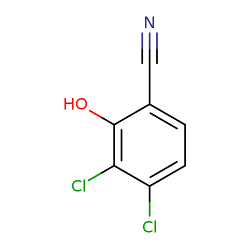 N#Cc1ccc(c(c1O)Cl)Cl