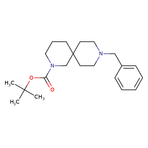 O=C(N1CCCC2(C1)CCN(CC2)Cc1ccccc1)OC(C)(C)C