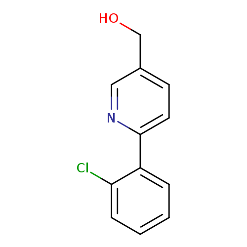 OCc1ccc(nc1)c1ccccc1Cl