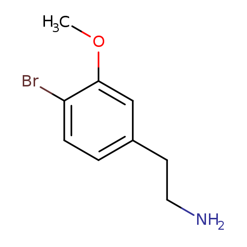 NCCc1ccc(c(c1)OC)Br