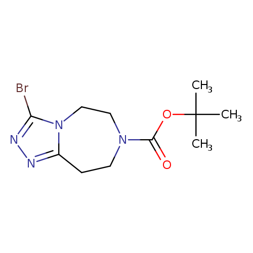 O=C(N1CCn2c(CC1)nnc2Br)OC(C)(C)C