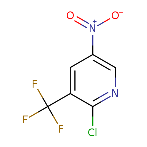 [O-][N+](=O)c1cnc(c(c1)C(F)(F)F)Cl