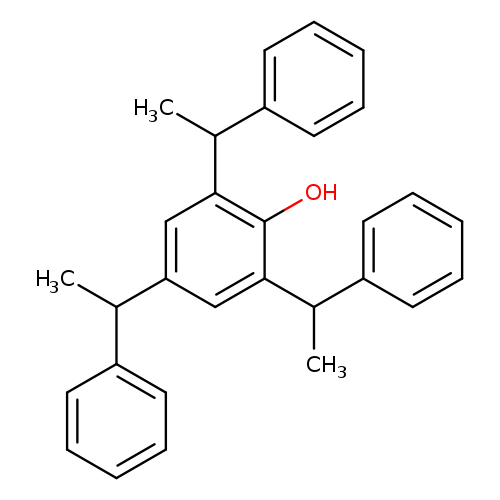 CC(c1cc(C(c2ccccc2)C)c(c(c1)C(c1ccccc1)C)O)c1ccccc1