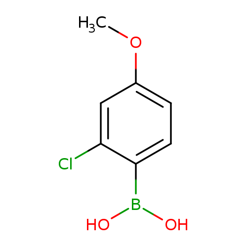 COc1ccc(c(c1)Cl)B(O)O