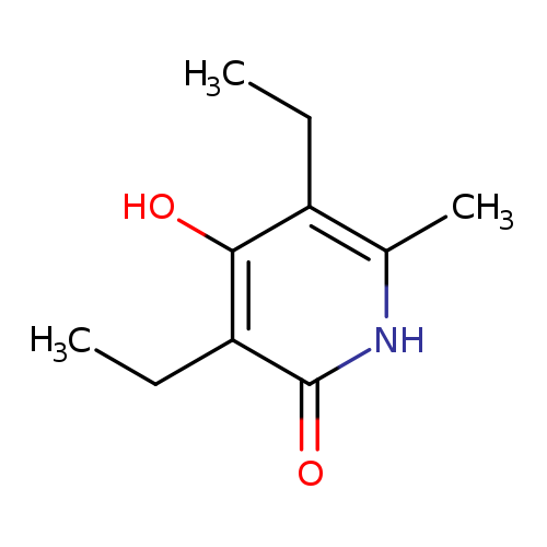 CCc1c(C)[nH]c(=O)c(c1O)CC