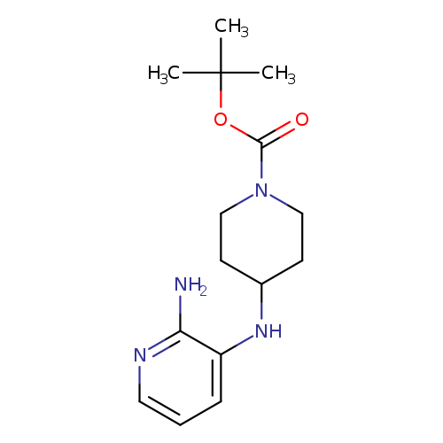 O=C(N1CCC(CC1)Nc1cccnc1N)OC(C)(C)C