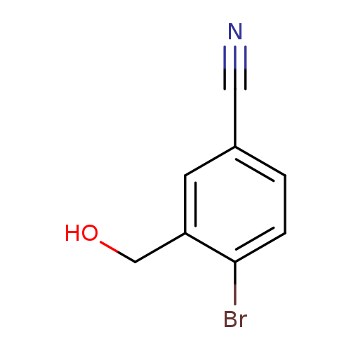 OCc1cc(C#N)ccc1Br