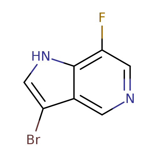 Brc1c[nH]c2c1cncc2F
