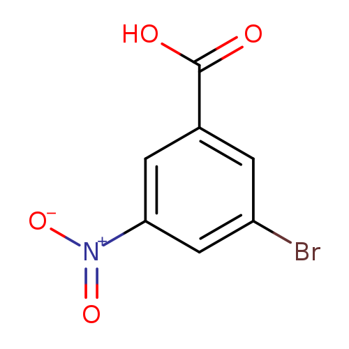 Brc1cc(cc(c1)N(=O)=O)C(=O)O