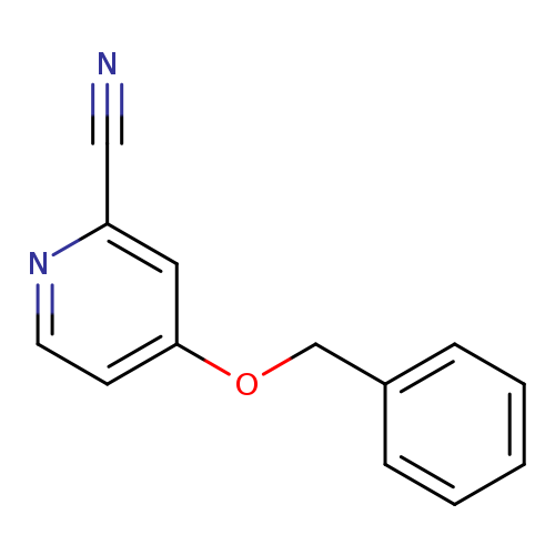 N#Cc1nccc(c1)OCc1ccccc1