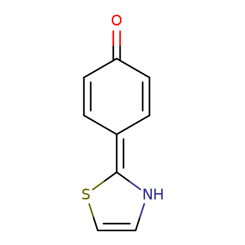 O=C1C=CC(=c2scc[nH]2)C=C1