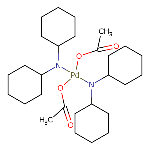 CC(=O)O[Pd](N(C1CCCCC1)C1CCCCC1)(N(C1CCCCC1)C1CCCCC1)OC(=O)C