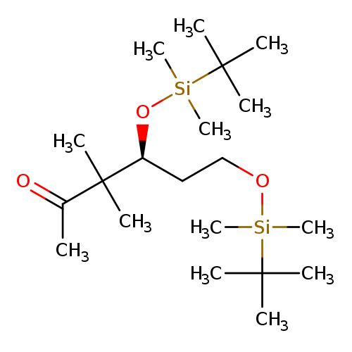 CC(=O)C([C@@H](O[Si](C(C)(C)C)(C)C)CCO[Si](C(C)(C)C)(C)C)(C)C