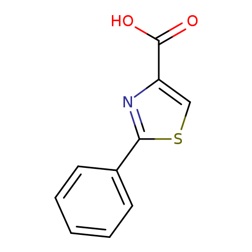 OC(=O)c1csc(n1)c1ccccc1