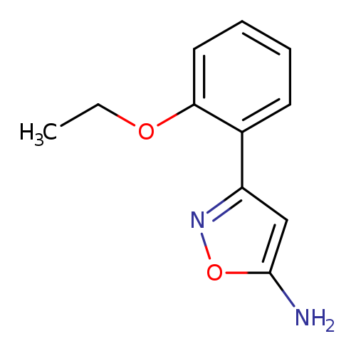 CCOc1ccccc1c1noc(c1)N