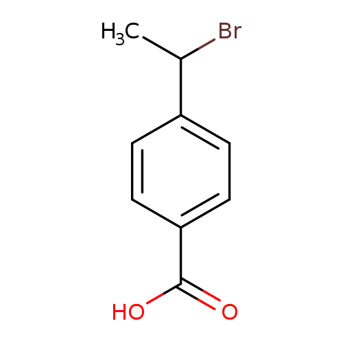 CC(c1ccc(cc1)C(=O)O)Br